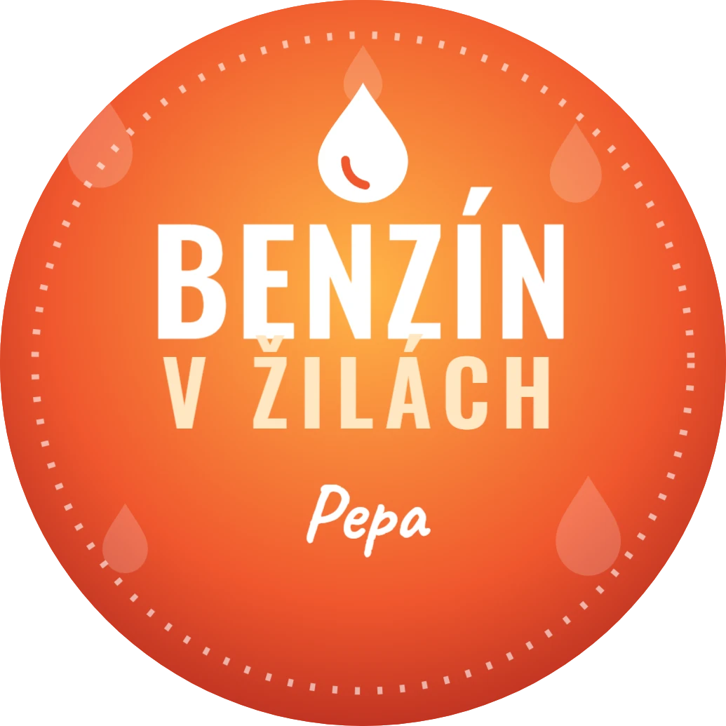Placka Benzín v žilách, ukázka karty
