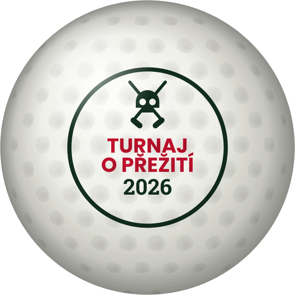 Golfový míček Turnaj o přežití, ukázka karty