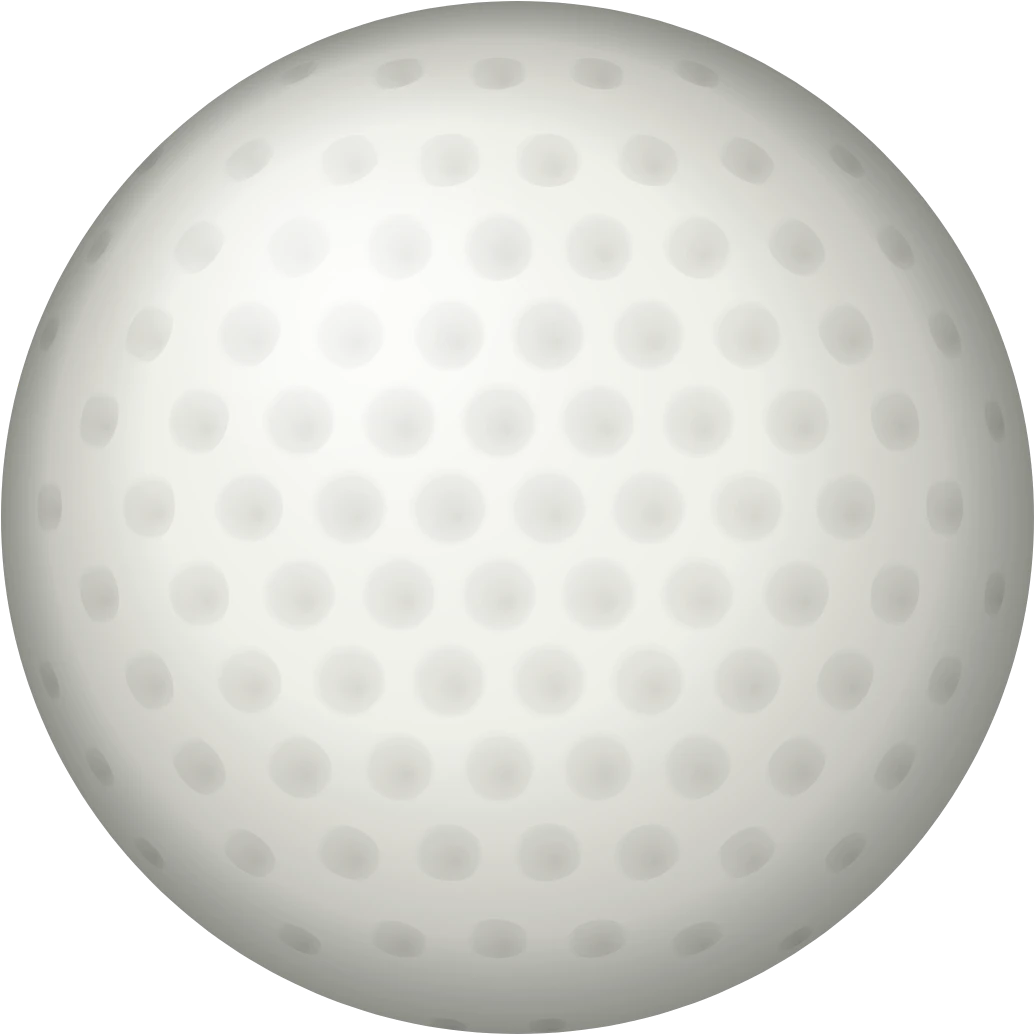 Golfový míček s vtipným nápisem, zadní strana