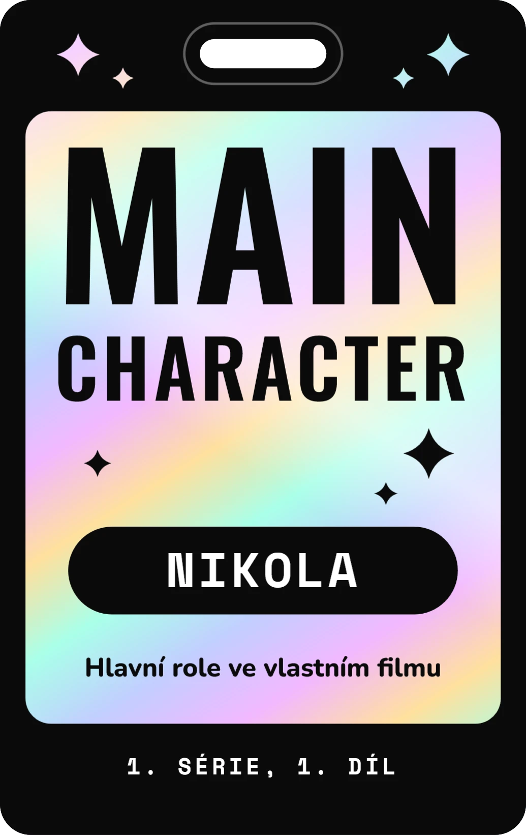 Main character (holo), ukázka karty