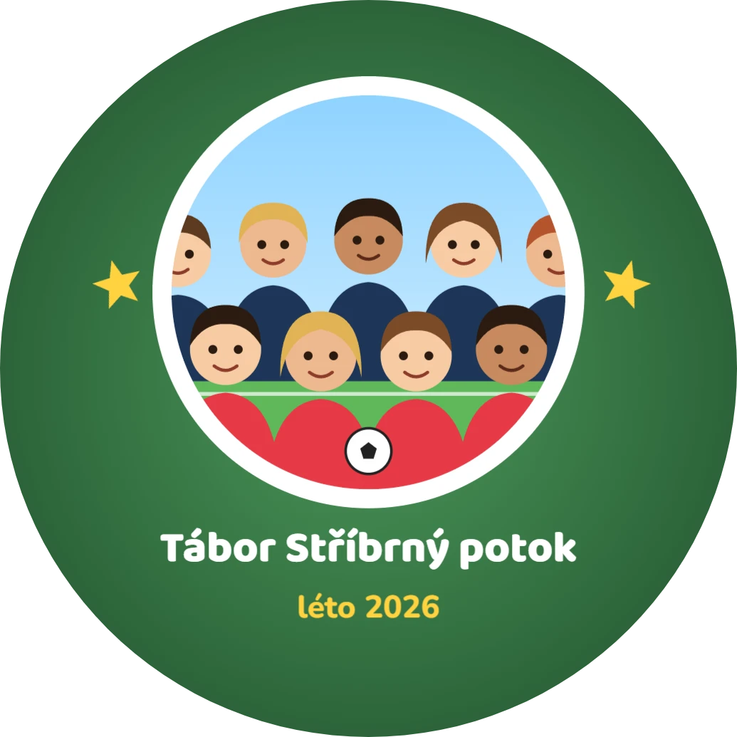 Placka z tábora s fotkou oddílu, ukázka karty